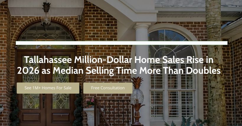 Tallahassee Million-Dollar Home Sales Rise in 2026